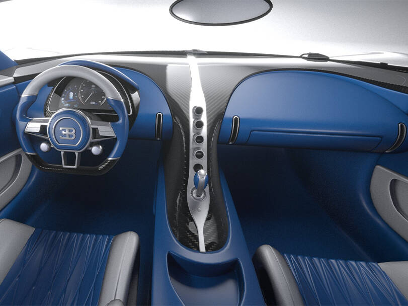 Bugatti Chiron Interior 