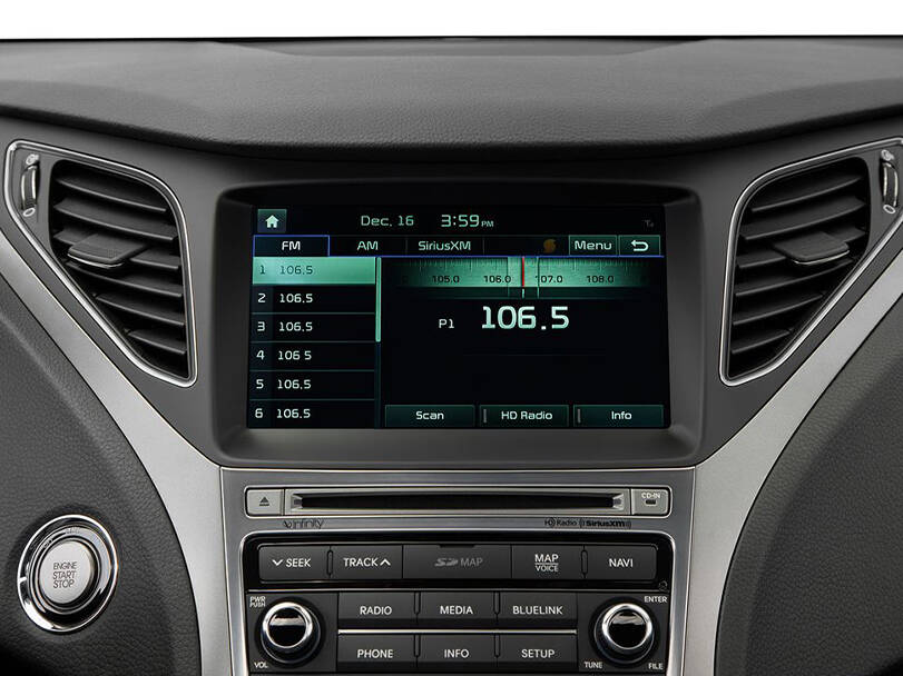 Hyundai Azera 5th (HG) Generation Interior 